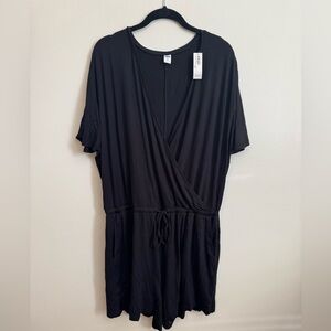 NWT Old Navy Black Romper Size XL tall